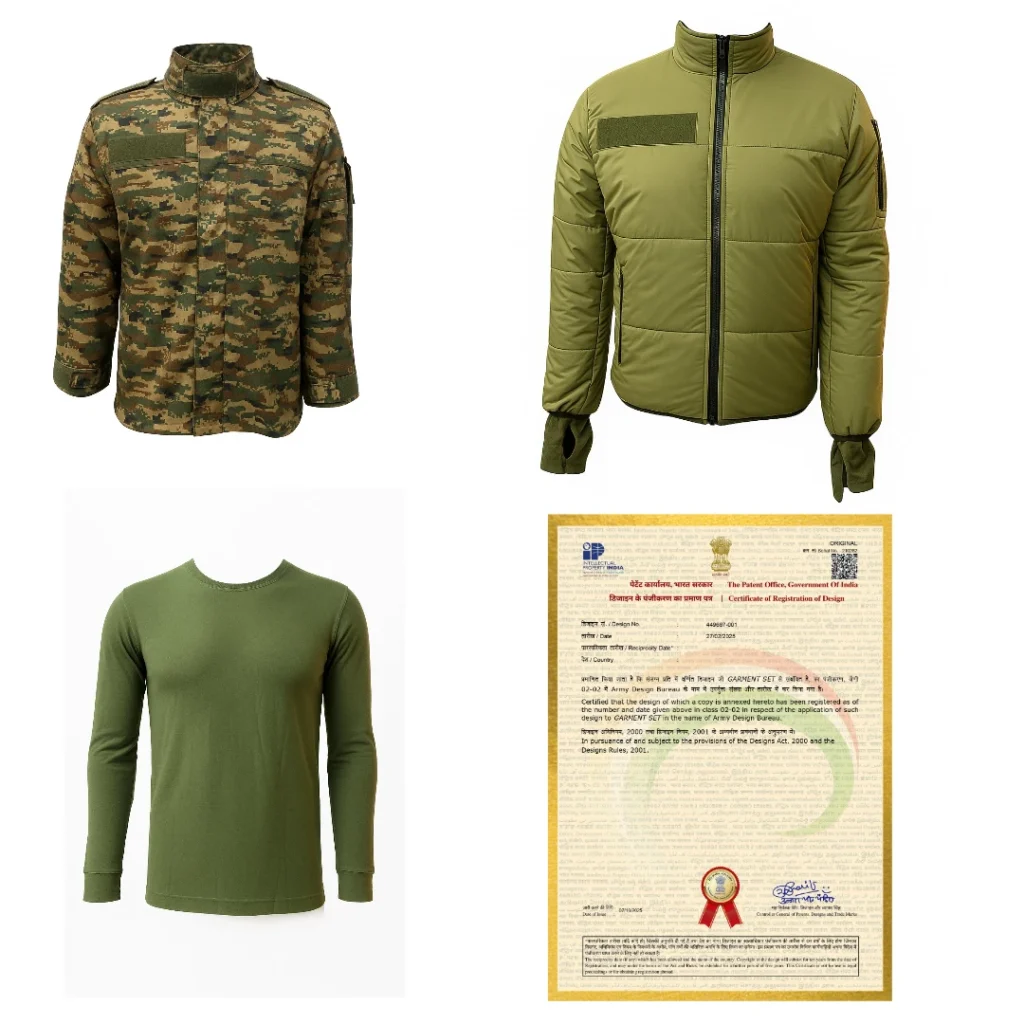 Indian Army Secures Intellectual Property Rights for Advanced Digital-Print Combat Coat Featuring Three-Layer Technical Textile Design
