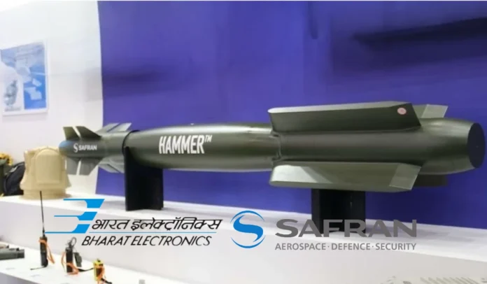 India's BEL and France's Safran sign MoU to Build Powerful HAMMER Missiles in India