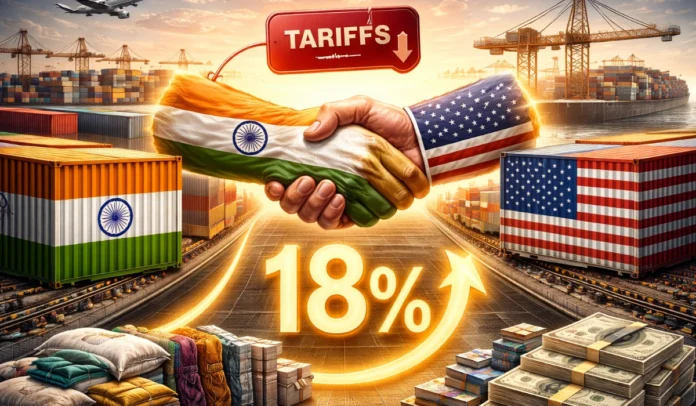 India and US Reach Trade Agreement, US Slashes Tariffs on Indian Goods to 18%