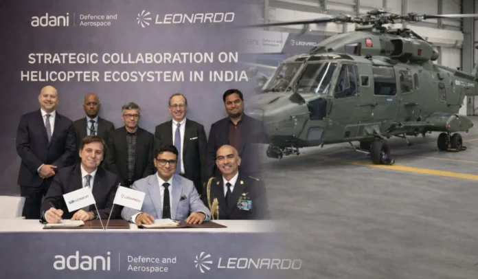 Adani Defence & Aerospace, Italy’s Leonardo Sign MoU to Build Helicopter Manufacturing Ecosystem in India