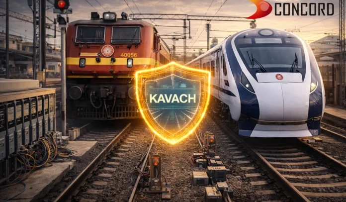 Concord Control Systems Bags Major ₹185 Crore Order for KAVACH 4.0 from Indian Railways