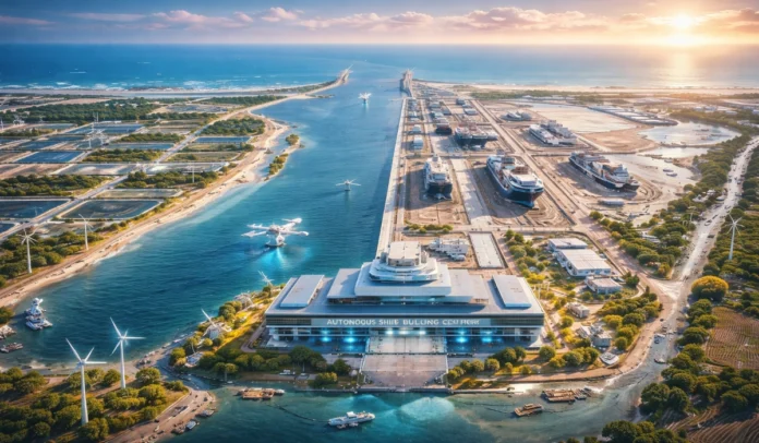 World’s First Autonomous Maritime Shipbuilding Centre at Juvvaladinne, Andhra Pradesh