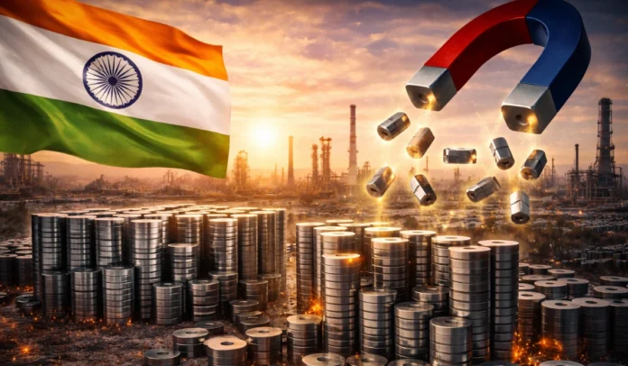 India Targets 5,000 Tonnes of Domestic Rare Earth Magnet Production by 2030