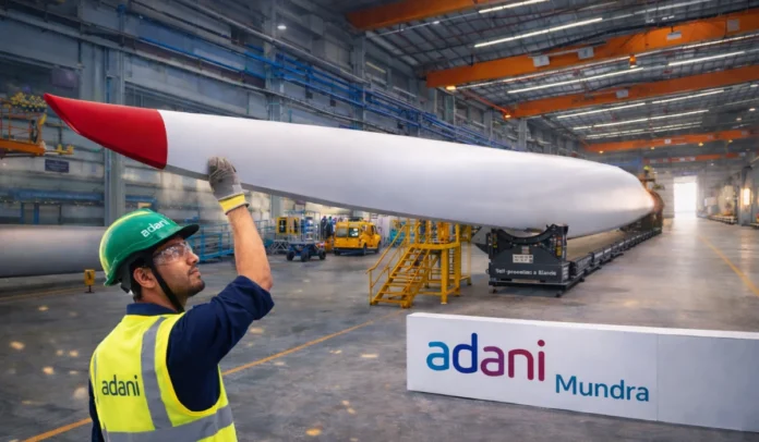 Adani Group to Manufacture India's Longest Onshore Wind Turbine Blade at Mundra Facility