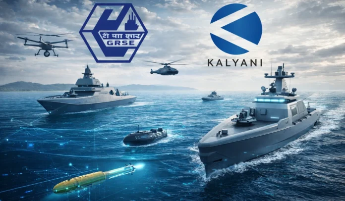Garden Reach Shipbuilders and Kalyani Strategic Systems Sign MoU for Indigenous Naval and Unmanned Maritime Technologies