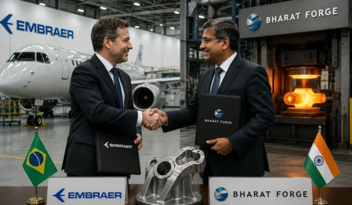 Embraer Signs First Forged Raw Material Supply Contract with Bharat Forge