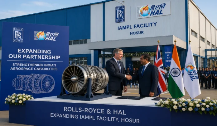 Rolls-Royce and HAL Expand Joint Venture IAMPL Facility in Hosur