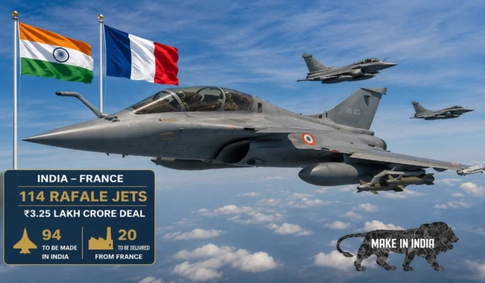 India Issues Request to France for 114 Rafale Jets in ₹3.25 Lakh Crore Deal
