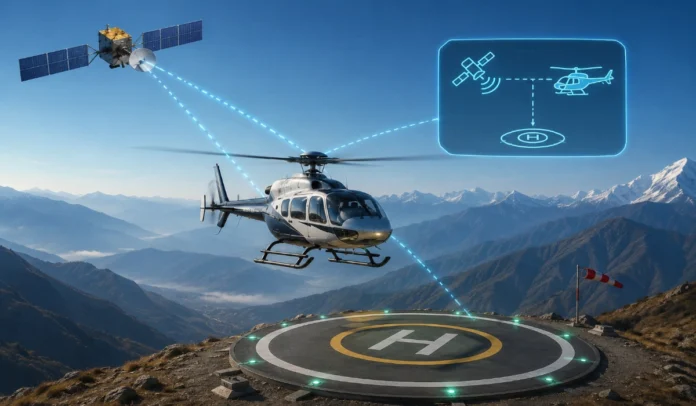 India Approves First-Ever Satellite-Based Helicopter Landing Procedure