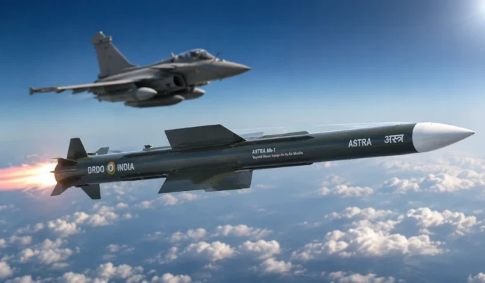India's Astra Mk1 Air-to-Air Missile Set for First Global Export as Indonesia Leads Purchase Talks